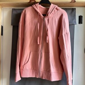 Blush super soft zip up hoodie
